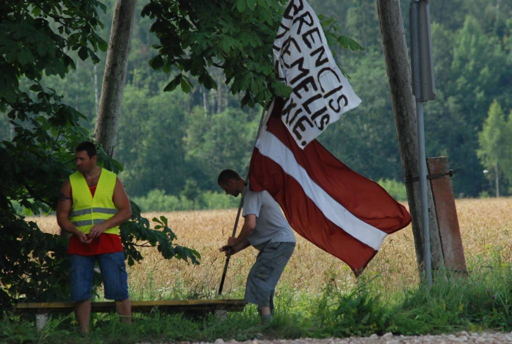 Līdzjutēji Latvijas rallijsprinta čempionāta piektajā posmā - sacensībās 