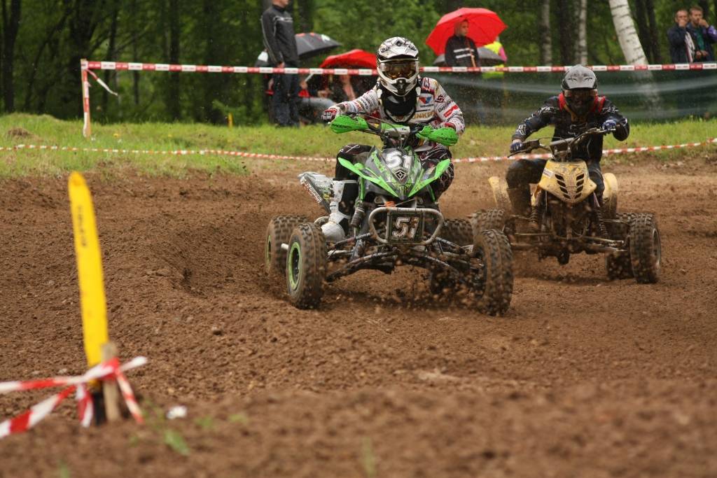 "Battery Superkausa 2010" otrais posms 23. maijā notika Misiņkalna mototrasē Aizputē.