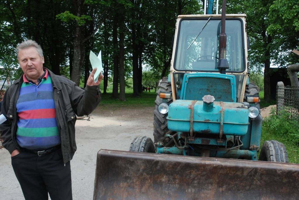 28. maijā Bārtā notika traktoru tehniskā apskate. 
Autors: Uldis Dobelis