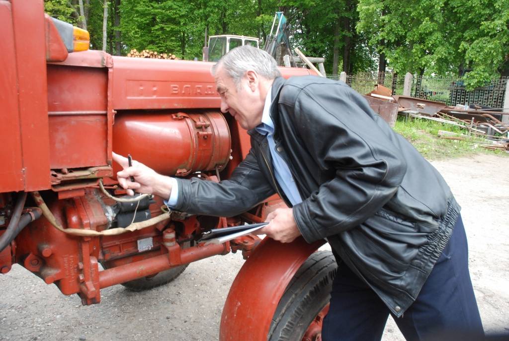 28. maijā Bārtā notika traktoru tehniskā apskate. 
Autors: Uldis Dobelis