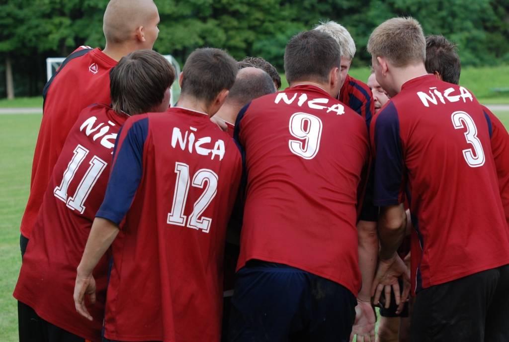 Nīcas futbolisti.
Autors: Uldis Dobelis