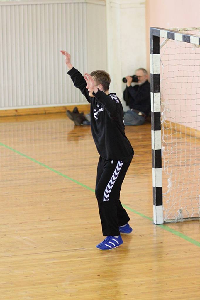 "Vaiņodes" handbolisti Latvijas kausa izcīņas ceturtdaļfināla pirmajā spēlē savā laukumā ar 27:26 uzvarēja "RTU".