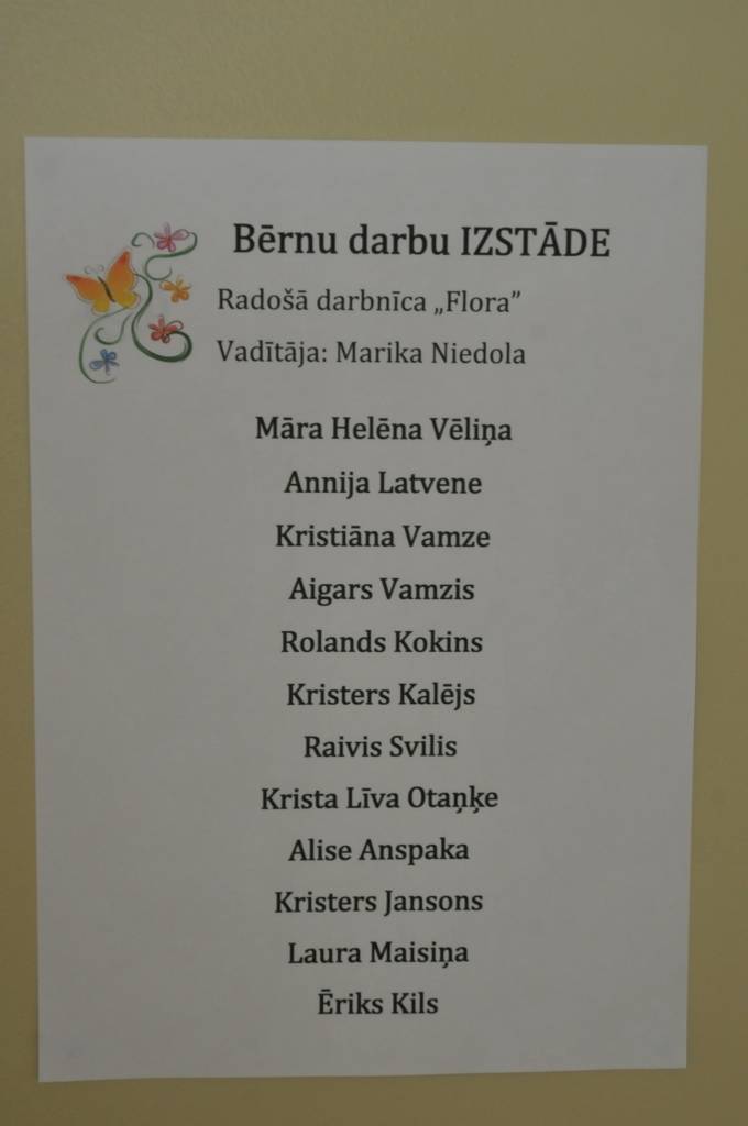 Līdz 20. maijam Nīcas kultūras namā var apskatīt kultūras nama un Nīcas vidusskolas radošo pulciņu – keramikas, radošās darbnīcas “Flora” un skaisto lietu darbnīcas – audzēkņu darbus, kas tapuši pusgada garumā. Darbi ir daudzveidīgi un...
Autors: ReKurZeme, portāls