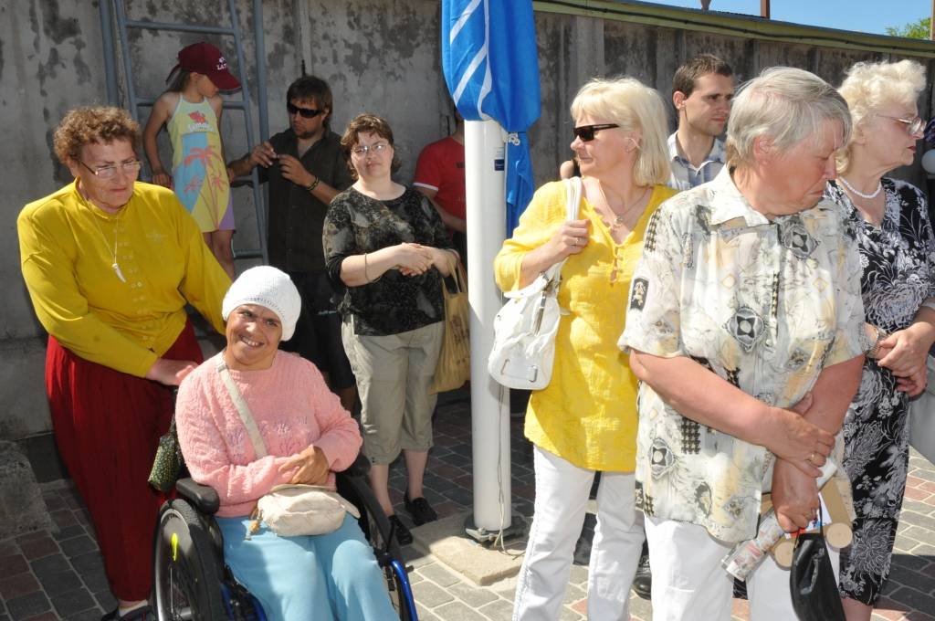 4. jūnijā Liepājas pludmalē pie Glābšanas stacijas 11. reizi tika pacelts Zilais karogs.
Autors: Uldis Dobelis