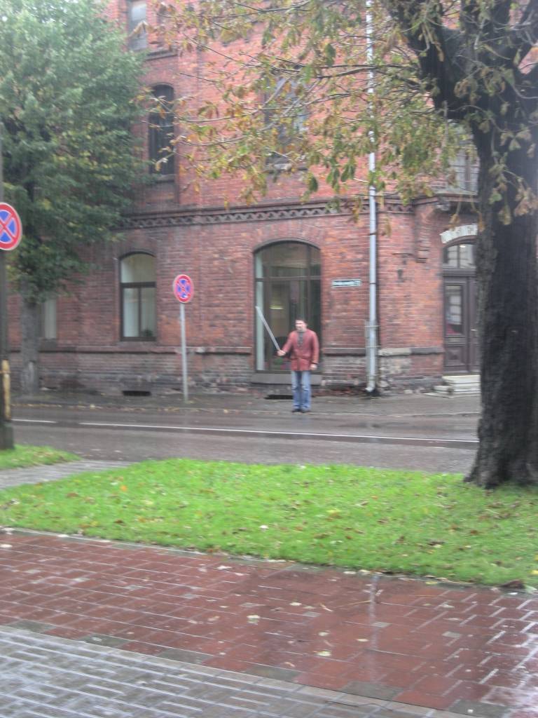 Atzīmējot Baltā spieķa dienu, Liepājā ceturtdien, 13. oktobrī, jau 13. reizi notika ielu akcija.