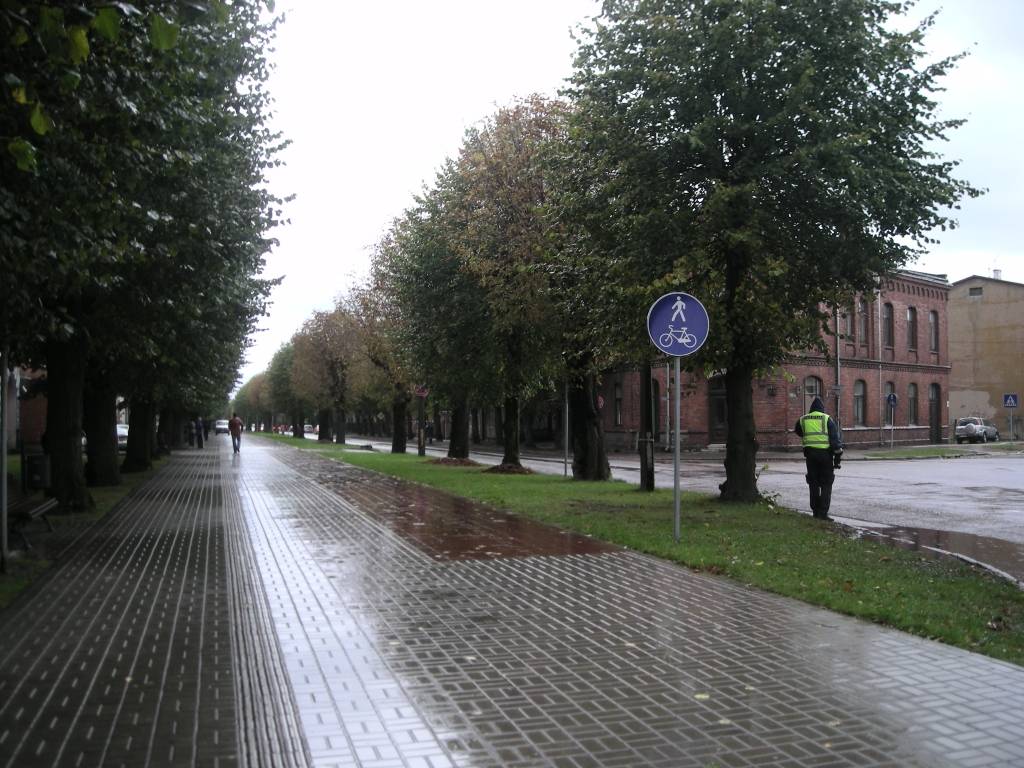 Atzīmējot Baltā spieķa dienu, Liepājā ceturtdien, 13. oktobrī, jau 13. reizi notika ielu akcija.