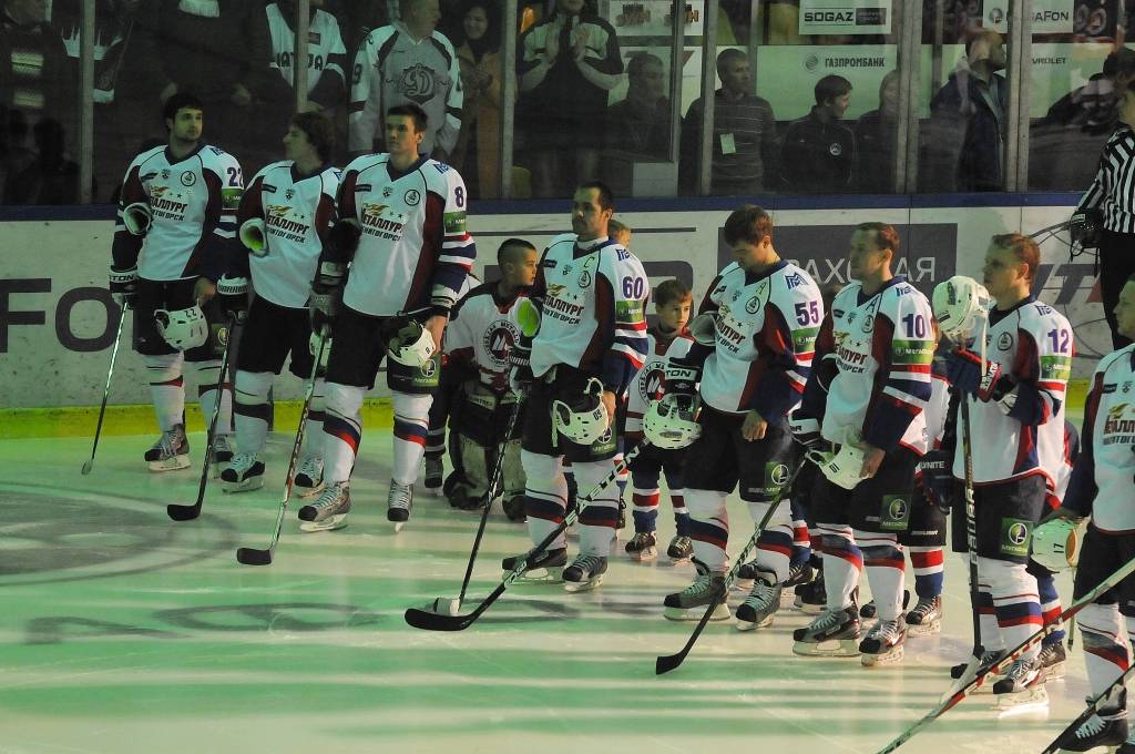 Rīgas "Dinamo" trešdien, 2. novembrī, Liepājas ledushallē Kontinentālās hokeja līgas spēlē ar 2:1 uzvarēja Magņitogorskas "Metallurg".
Autors: Uldis Dobelis