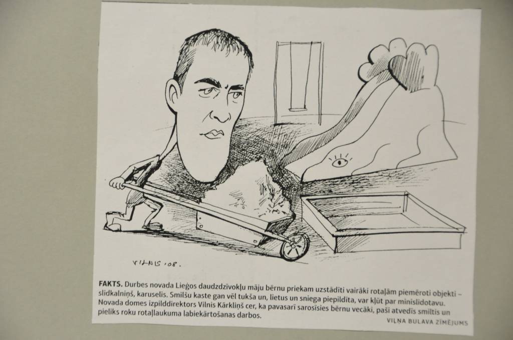 Janvārī Durbes pilsētas bibliotēkā var apskatīt Viļņa Bulava karikatūras, kurās redzami Durbes novada iedzīvotāji.

Karikatūras kopā vākuši vairāki aktīvi novada iedzīvotāji, bet iniciatore idejai bijusi kultūras nama vadītāja Daira...
Autors: ReKurZeme, portāls