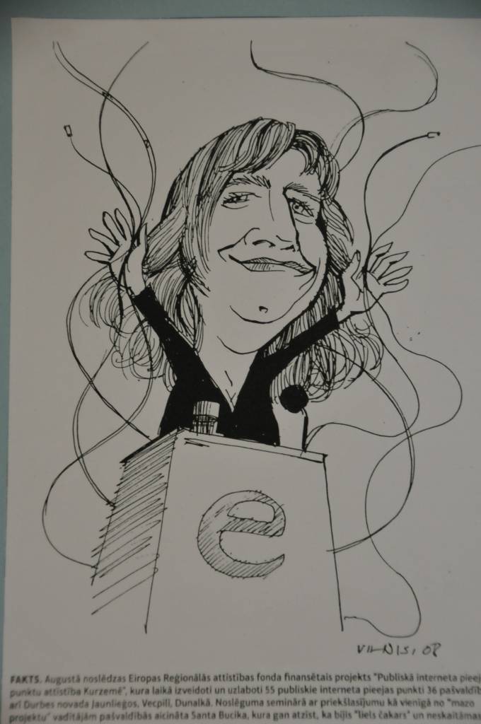 Janvārī Durbes pilsētas bibliotēkā var apskatīt Viļņa Bulava karikatūras, kurās redzami Durbes novada iedzīvotāji.

Karikatūras kopā vākuši vairāki aktīvi novada iedzīvotāji, bet iniciatore idejai bijusi kultūras nama vadītāja Daira...
Autors: ReKurZeme, portāls