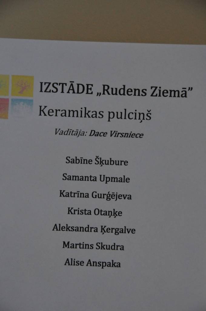 Nīcas kultūras namā apskatāma radošās darbnīcas "Flora" un keramikas pulciņa dalībnieku darbu izstāde "Rudens ziemā".
Autors: ReKurZeme, portāls