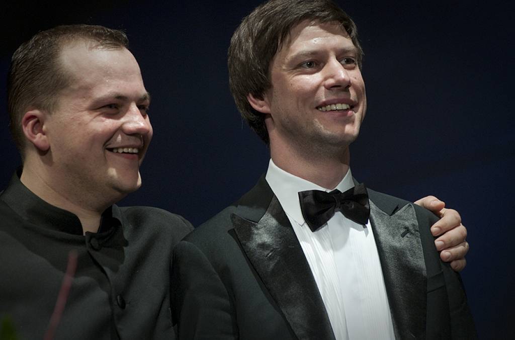 Antons Ļahovskis un Atvars Lakstīgala.
Autors: Aigars Prūsis