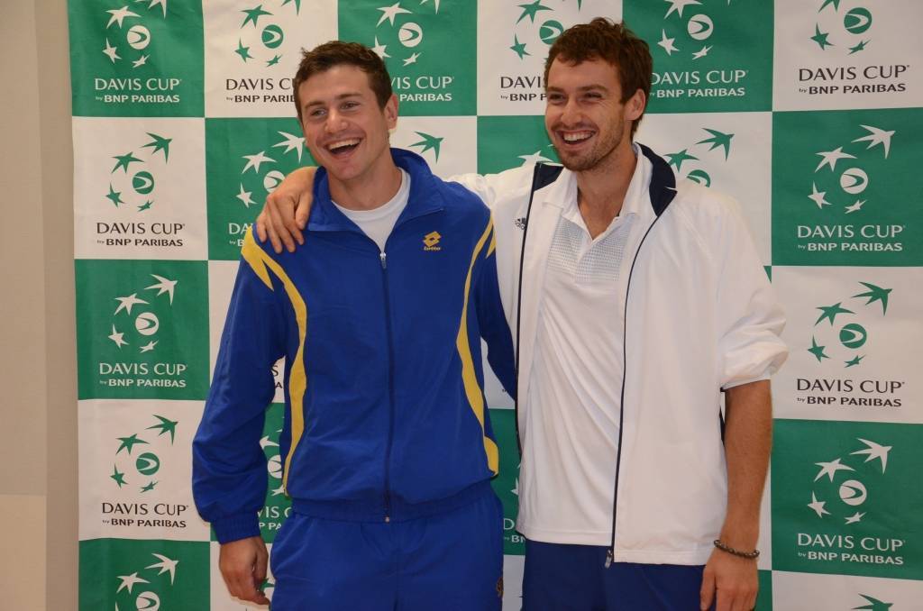 Sergejs Bubka un Ernests Gulbis.
Autors: Uldis Dobelis