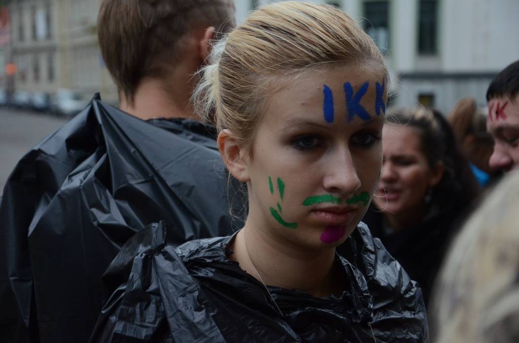 Ceturtdien, 27. septembrī, Liepājas Universitātes pagalmā Kr. Valdemāra ielā notika Fukšu iesvētības.
Autors: Uldis Dobelis