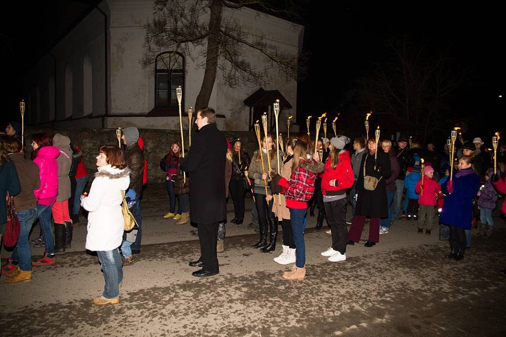 11. novembra Lāpu gājiens Grobiņā.
