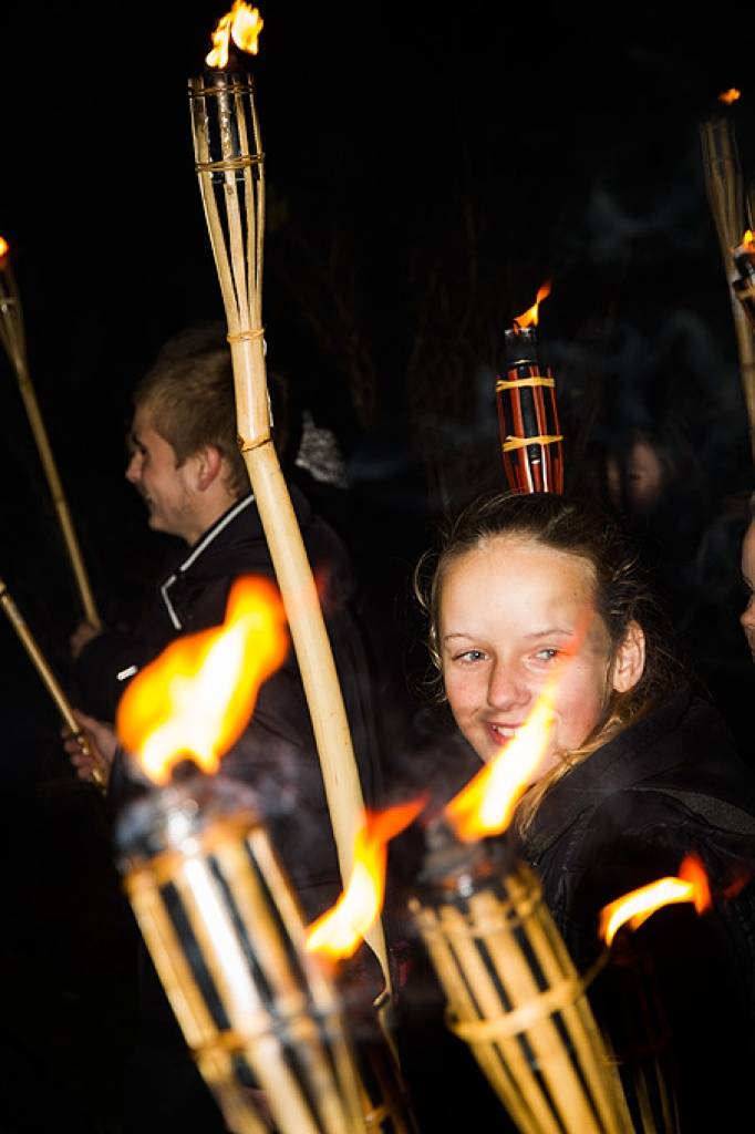11. novembra Lāpu gājiens Grobiņā.