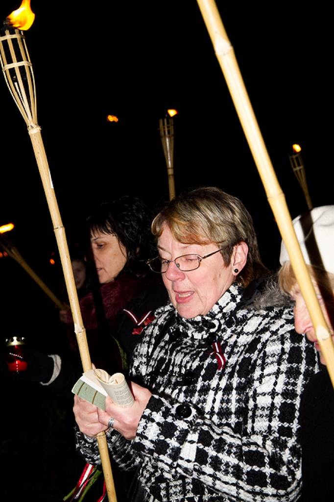 11. novembra Lāpu gājiens Grobiņā.
