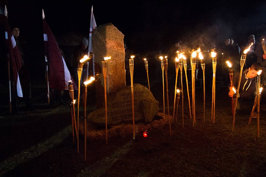 11. novembra Lāpu gājiens Grobiņā.