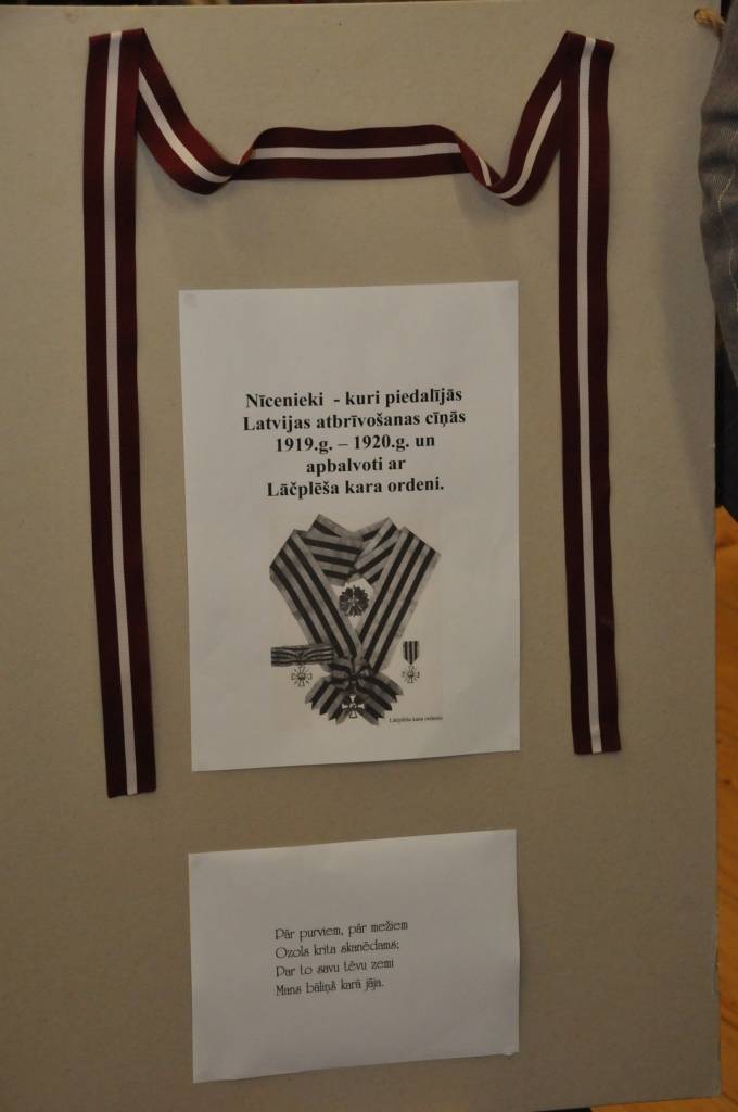 Nīcas Senlietu krātuvē no 12. novembra skatāma izstāde "Latvijas karavīri zem dažādiem karogiem". Tajā izvietotas fotogrāfijas un informācija par novadniekiem – Lāčplēša kara ordeņa kavalieriem, kas cīnījās par Latviju.

Pirmo reizi...
Autors: ReKurZeme, portāls