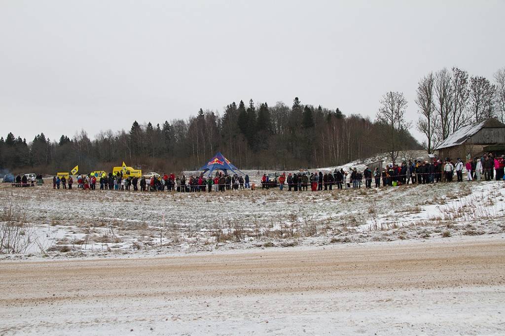 Bildes no Eiropas rallija čempionāta otrā posma - rallija "Liepāja-Ventspils" - otrās dienas.