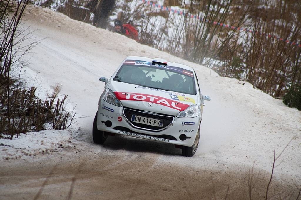 Bildes no Eiropas rallija čempionāta otrā posma - rallija "Liepāja-Ventspils" - otrās dienas.
