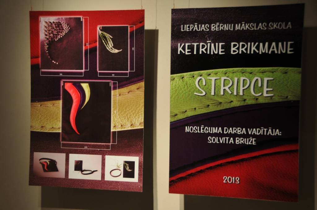 No 3. jūnija līdz 1. jūlijam Liepājas Latviešu biedrības nama Izstāžu galerijā būs apskatāma Liepājas Bērnu mākslas skolas 2013. gada absolventu noslēguma darbu izstāde "STRĪPAINIS".
Autors: ReKurZeme, portāls
