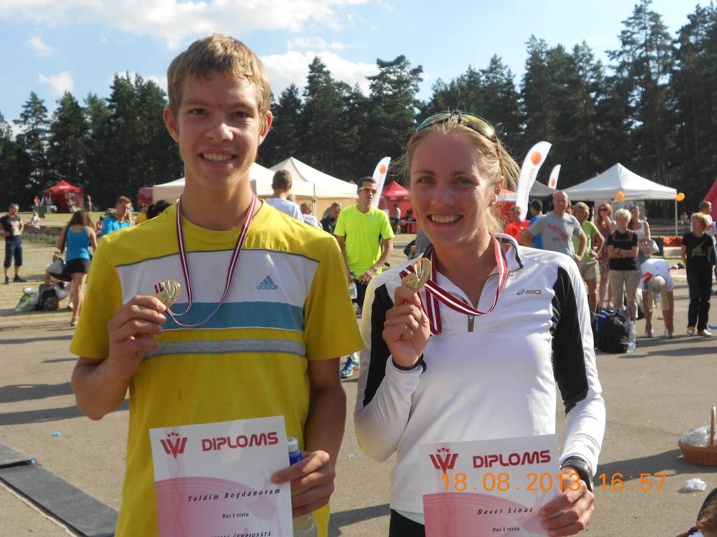 Valdis Bogdanovs un Dace Lina.
Autors: No Valda Bogdanova arhīva