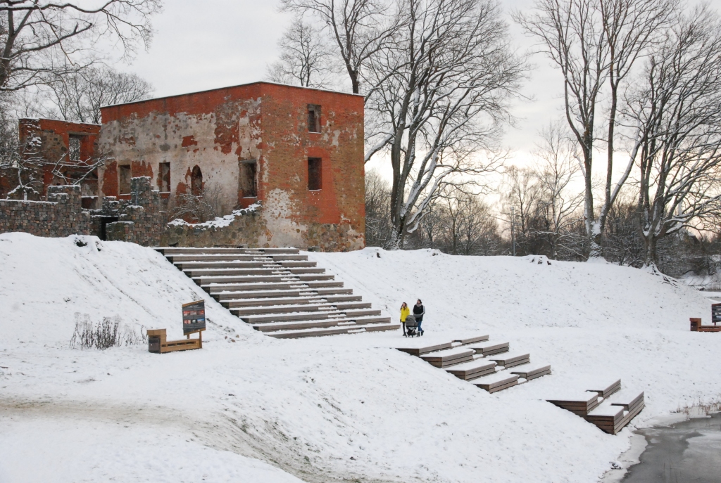 Grobiņa 10. janvārī. 
Autors: Uldis Dobelis